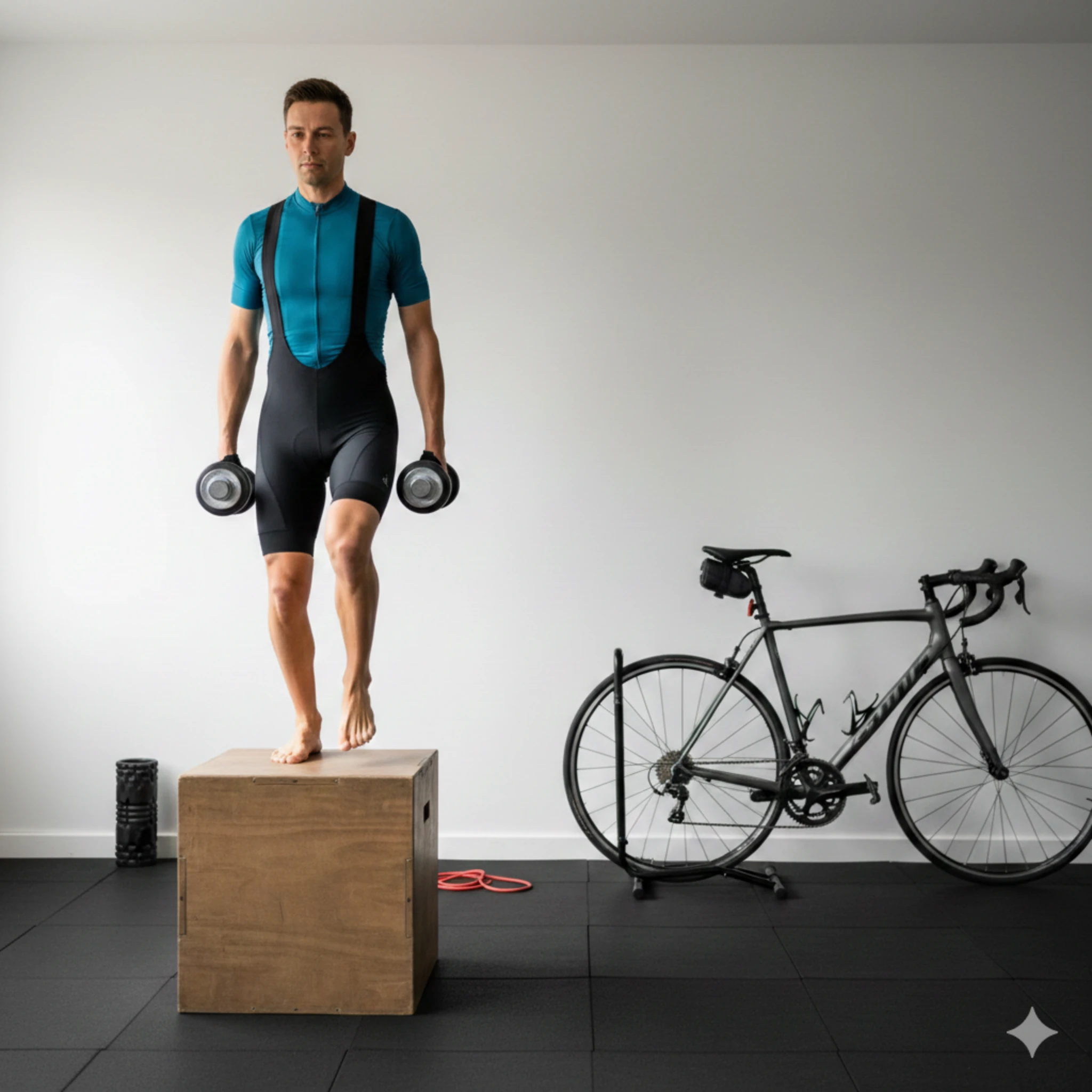 Step ups for Cycling Strength